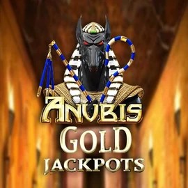 Anubis Gold Jackpots by Inspired Gaming, showcased at slotmafiacasinos.com – game logo