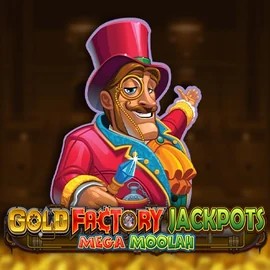 Gold Factory Jackpots Mega Moolah slot icon by Aurum Signature Studios, available at Slotmafia Casino