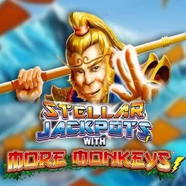 Stellar Jackpots with More Monkeys casino game by Lightning Box Game – featured logo at Slotmafia Casino