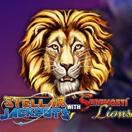 Stellar Jackpots with Serengeti Lions logo by Lightning Box Game Slotmafia Casino