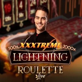 Live Casino logo of XXXtreme Lightning Roulette from Evolution at Slotmafia Casino